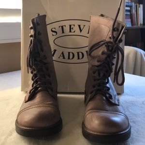Steve Madden combat boots
